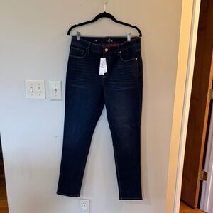 White House Black Market Classic Navy Skinny Jeans